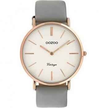 Reloj OOZOO Vintage Gris/Blanco C9965 (40 mm)