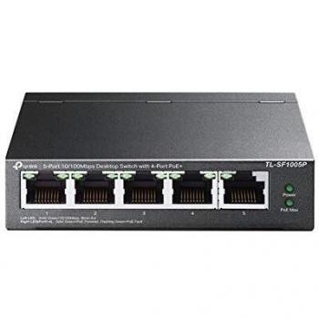 Switch tp-link sf1005p 5x10/100 4xpoe (tl-sf1005p)-24