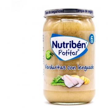 Potito de Verduras con Lenguado Nutriben 235 g