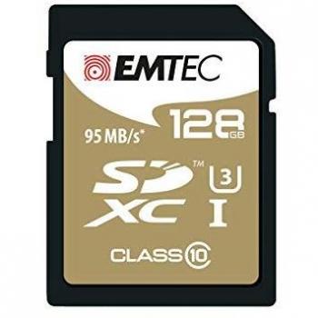 Emtec Scheda SD da 128 GB SDXC (CLASS10) Speedin + Blister di Carte