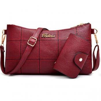 Bolso Cruzado Yogodlns Cuadros Lujo