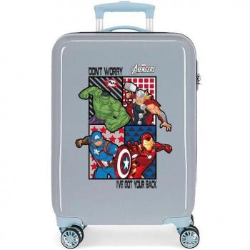 Maleta All Avengers rígida gris