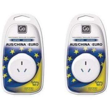 Adaptador Go Travel Australia, China y Euro 1ud
