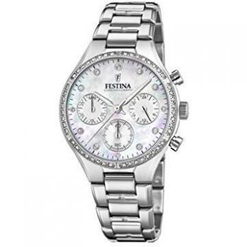 Reloj De Mujer Festina Boyfriend F20401/1 Con Esfera Beige