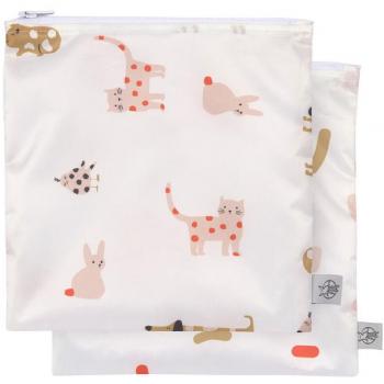 Bolsa Reutilizable LÄSSIG Little Mateys Spice Orange – Pack de 2