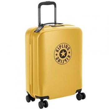 Kipling CURIOSITY S Maleta de mano, 55 cm, 44 litros, Amarillo (Vivid Yellow Nc)