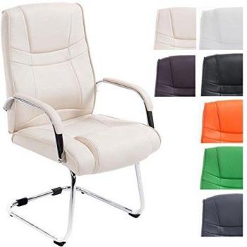 CLP Silla Cantiléver XXL Attila Crema