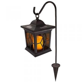 Solar-Laterne Globo IP44 Schwarz