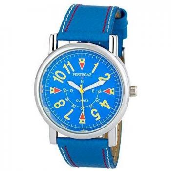 Pertegaz Reloj Analógico para Hombres de Cuarzo con Correa en Cuero P33004-A