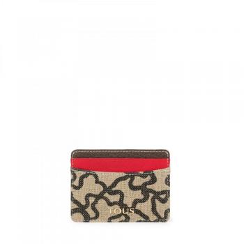 TOUS Tarjetero Elice, Funda de Carnés para Mujer, Varios Colores (Multi Cuero), 1.5x8x11 cm (W x H x L)