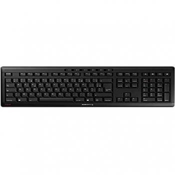 Cherry Stream Wireless Tastiera Universale 2.4 GHz con USB Francese AZERTY Nero