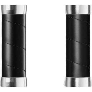 Puños de cuero Brooks England Delgados 100 mm Negro Claro