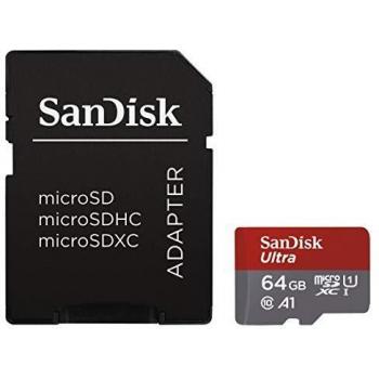 SanDisk Ultra MicroSDXC 64GB + Adattatore SD