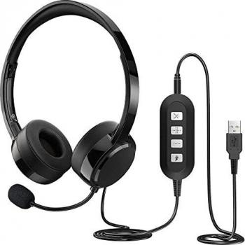 Cuffie USB 3,5 mm con Microfono & Cancelleria del Rumore