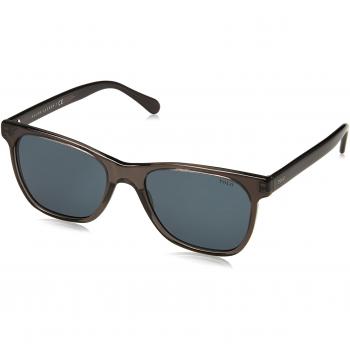 Polo Ralph Lauren 0PH4128, Gafas de Sol para Hombre, Gris (Dark Transparent Grey), 54