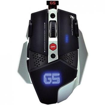 DRAGONWAR Mouse Gaming G5 Warlord Ottico 8 Tasti 4000 DPI Colore Nero