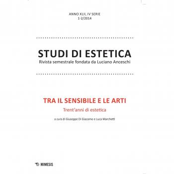 Tra il sensibile e le arti. Trent'anni di estetica. Studi di estetica (2014) vol. 1-2