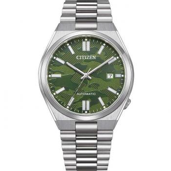 Citizen Ciudadano Automatik Herrenuhr TSUYOSA (NJ0159-86X) Plata
