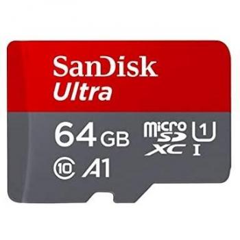 SANDISK MICRO SD 64GB HC ULTRA C/ADATT