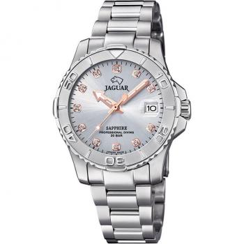 Reloj Suizo De Mujer Jaguar Couple Diver Gris J870/2