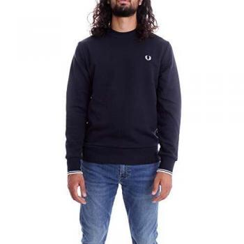 Sudadera Fred Perry Crew Neck Básica Azul Marino M7535 248