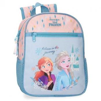 Mochila Escolar Disney Believe In The Journey Azul 28 cm