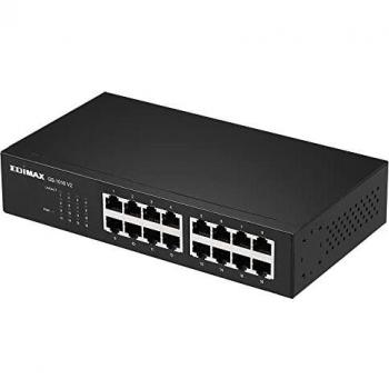 Edimax gs-1016 v2 switch di rete gestito gigabit ethernet 10/100/1000 nero