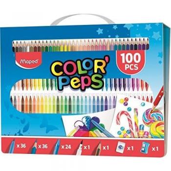 Set de pintura estuche Color Peps Maped Kit 100 piezas surtidas