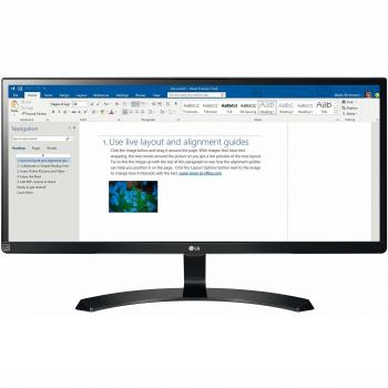 Nome: LG 29UM59A Monitor UltraWide LED IPS 29 21:9 Risoluzione 2560x1080 AMD FreeSync 75Hz Multitasking Connettività HDMI e USB-C
