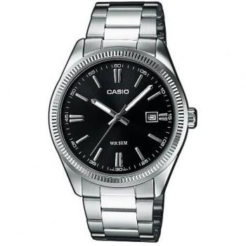 Casio Reloj Analógico para Hombre de Cuarzo con Correa en Acero Inoxidable MTP-1302PD-1A1VEF