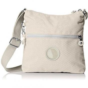 Kipling Zamor BPC Bolso Bandolera, Color Hueso (Dots Cream)