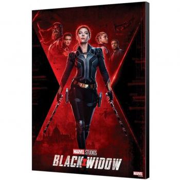 Semic Póster de Madera con Marco Marvel Viuda Negra