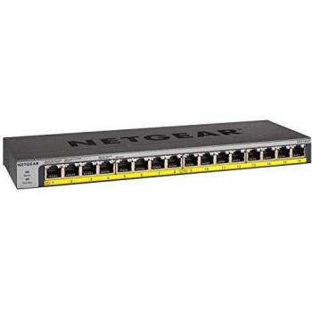 NETGEAR 16PT POE/POE+GIGABIT UNMANAGED SWCH