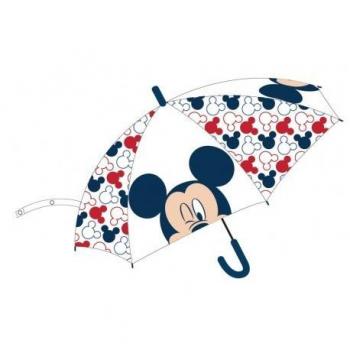 New Import Paraguas Automático Transparente Mickey Disney 44cm