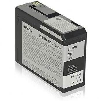 Epson C13T580100 Cartuccia d'inchiostro nero (Foto) C13T580100 T5801 80ml