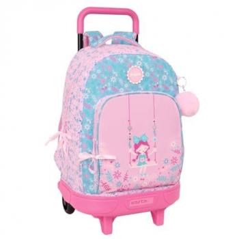 Safta Mochila Escolar con Ruedas Compact GlowLab Kids Swing