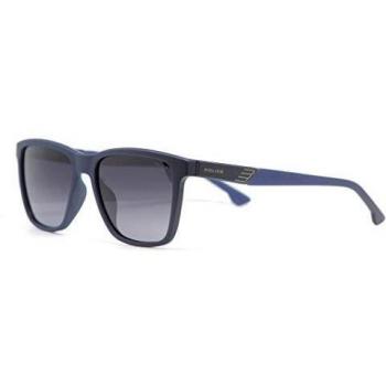 Police SPL868 Gafas, Azul Mate, 55 para Hombre