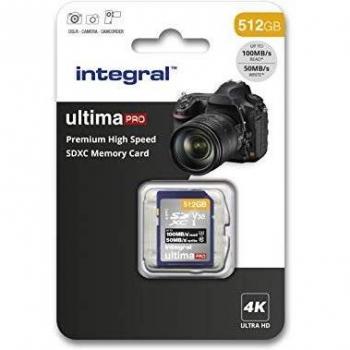 Memoria Flash Integral 512 GB SDXC UltraSpeed 100 MB/s