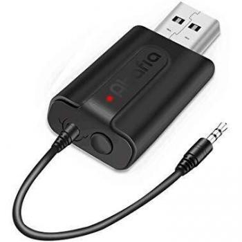 Abafia Adattatore Bluetooth USB, USB Trasmettitore Ricevitore Bluetooth 5.0 Mini 2 in 1 Adattatore con 3.5mm AUX Wireless Bluetooth Adattatore Audio per TV/PC/Telefoni/Altoparlanti/Autoradio