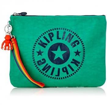 Kipling IAKA L WRISTLET, Monederos para Mujer, Multicolor (Rainbow White), 28x21.5x1 cm