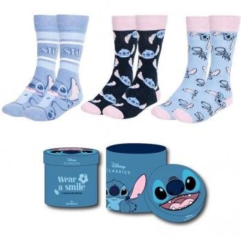 Pack de Calcetines Lilo & Stitch 3 Pares, Talla 36-43