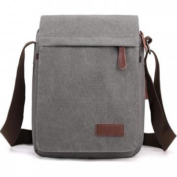 Bolso de lona bandolera hombre