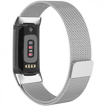 Correa de Acero Inoxidable para Fitbit Charge 6
