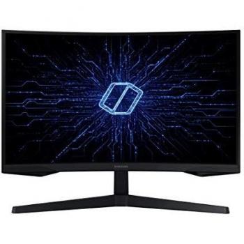 Samsung Monitor Gaming Curvo G55, 27, VA, WQHD, 2560 x 1440, 16:9, 144Hz, 1 ms, HDR, Freesync Premium, Display Port 1.2, HDMI 2.0, Eye Saver Mode, Flicker Free, Super Arena Gaming UX, Cavo HDMI, Nero