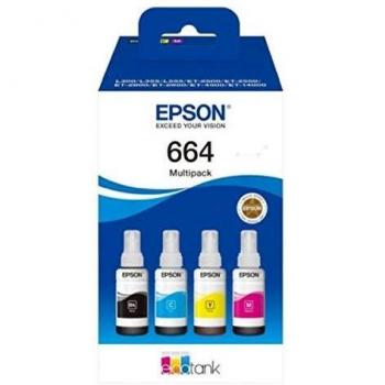 Epson 664 EcoTank 4-Colour Multipack Inkjet Inks