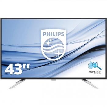 Philips BDM4350UC Monitor da 43, 4K UHD 3840 x 2160, LED IPS, Multiview (PiP, PbP), Audio Integrato, 2 HDMI, 2 Display Port, VGA, USB, Vesa