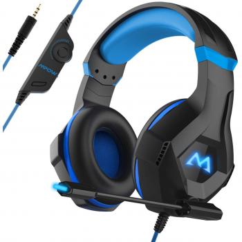 Mpow EG9 RGB Gaming Over‑Ear con Microfono Flessibile