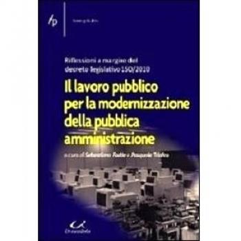 Il lavoro pubblico per la modernizzazione della pubblica amministrazione