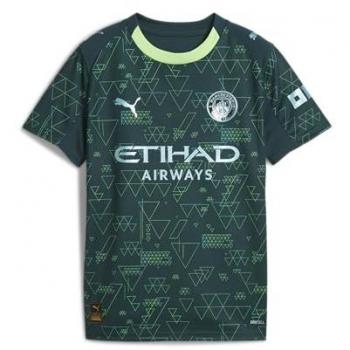 Camisa Junior Puma Manchester City FC 2025-26 Cuarta Serie