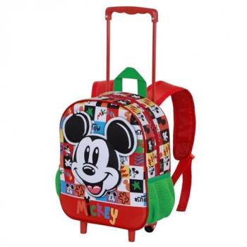 Mochila con Ruedas Disney Mickey Mouse 3D Mood